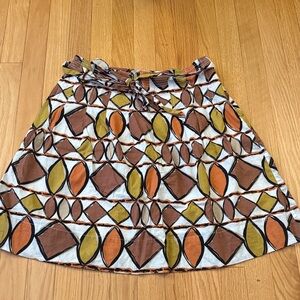 BCBGMaxAzria Multicolor A-Line Skirt